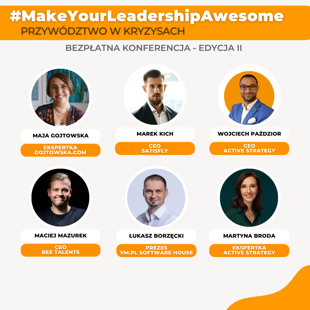 Konferencja online #MakeYourLeadershipAwesome przywództwo w kryzysach - edycja II